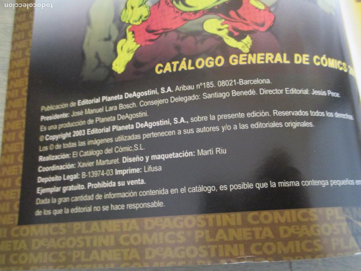 C&oacute;mics: CAT&Aacute;LOGO DE C&Oacute;MICS, PLANETA- - Foto 3