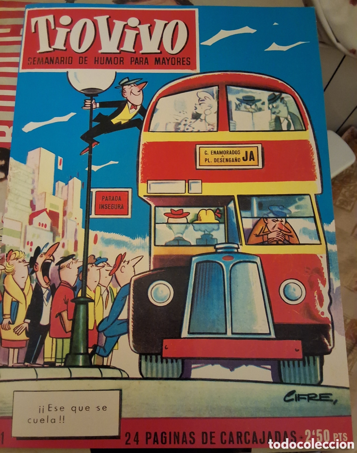 Fumetti: T&iacute;o vivo carpeta con 4 portadas edita planeta