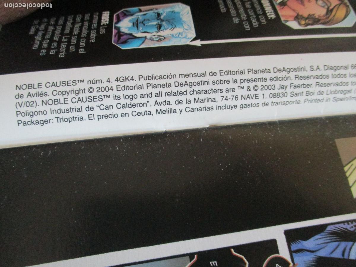 C&oacute;mics: NOBLE CAUSE, N&ordm; 4-PLANETA- - Foto 2