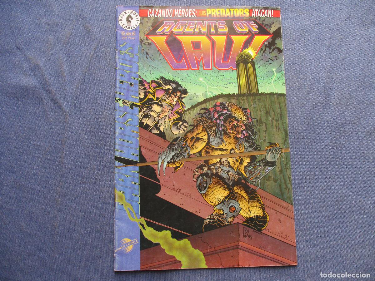 Comics: DARK HORSE / AGENTS OF LAW N.&ordm; 6 (de 6) CAZANDO H&Eacute;ROES: &iexcl;LOS PREDATORS ATACAN! &middot; WORLD COMICS 1997