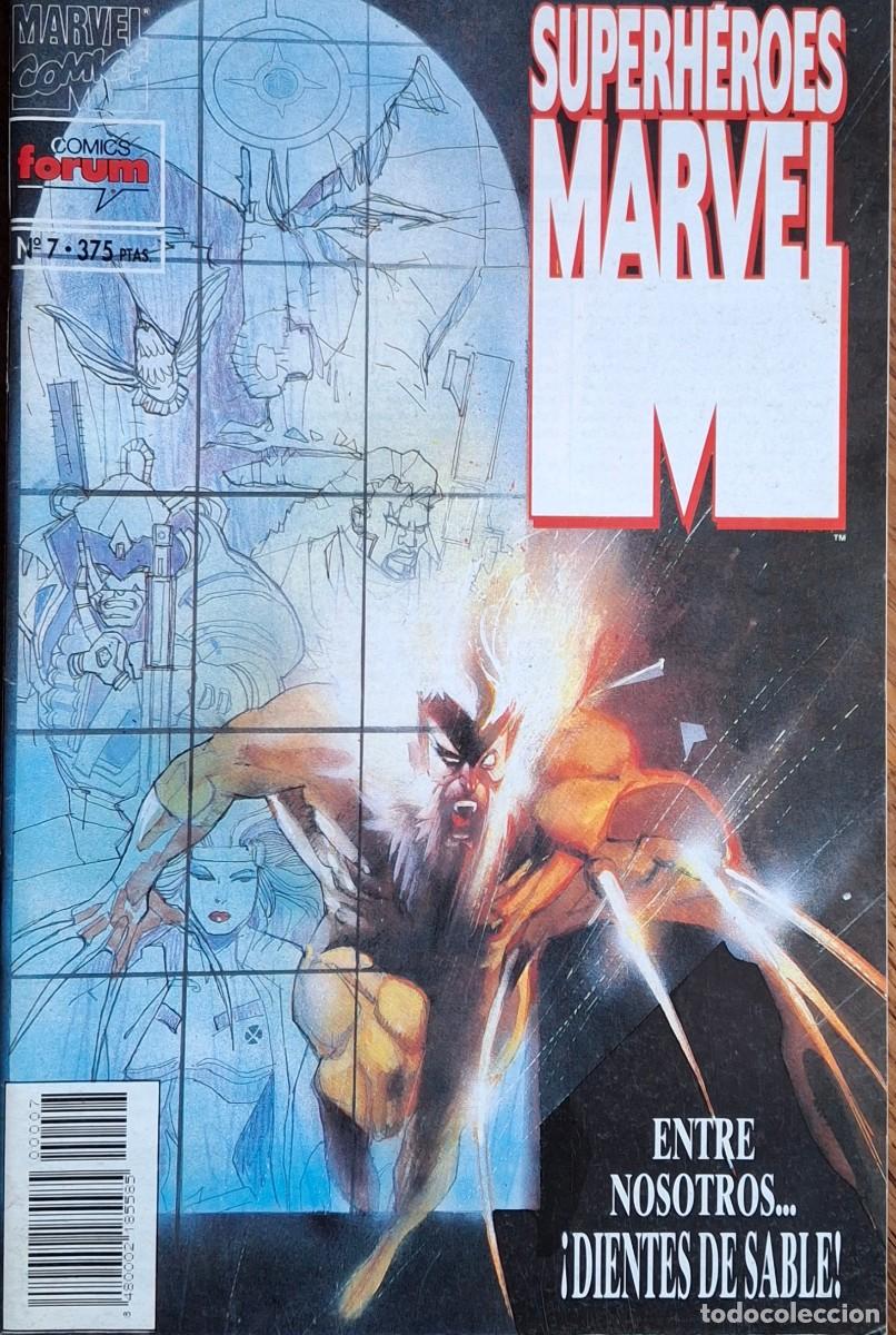 C&oacute;mics: SUPERHEROES MARVEL N&ordm; 7 - DIENTES DE SABLE - A&Ntilde;O 1994 - Foto 1