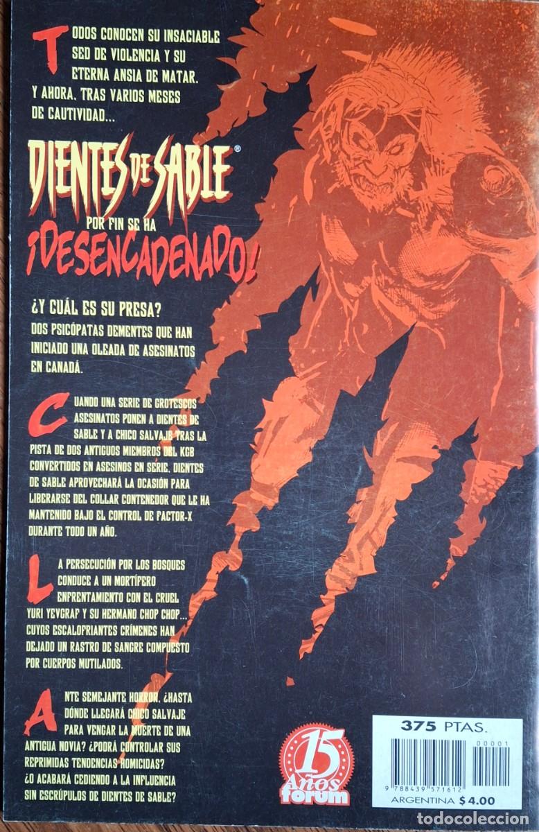 C&oacute;mics: DIENTES DE SABLE - VOLVER A LA NATURALEZA - 1998 - Foto 2