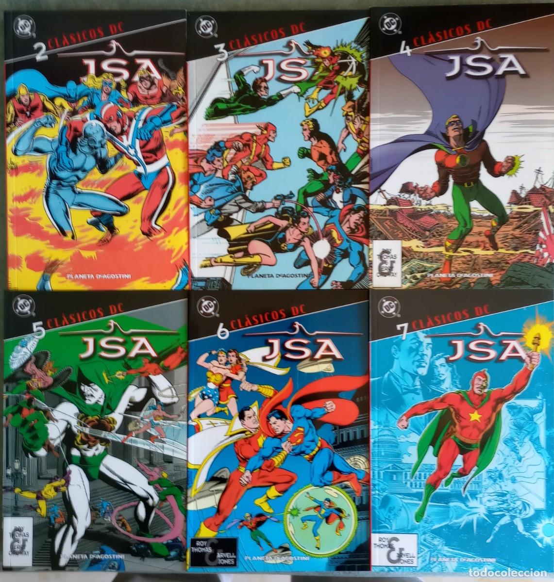 C&oacute;mics: CLASICOS DC: JSA Nos. 2 a 7. PLANETA DE AGOSTINI, 2007. - Foto 1