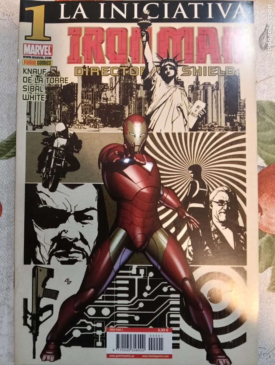C&oacute;mics: IRON MAN N&ordm; 1 DIRECTOR DE SHIELD PANINI - Foto 1