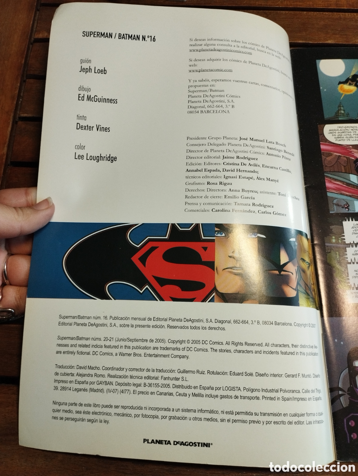 C&oacute;mics: COMIC SUPERMAN BATMA NRO 16 PLANETA DE AGOSTINI - Foto 3