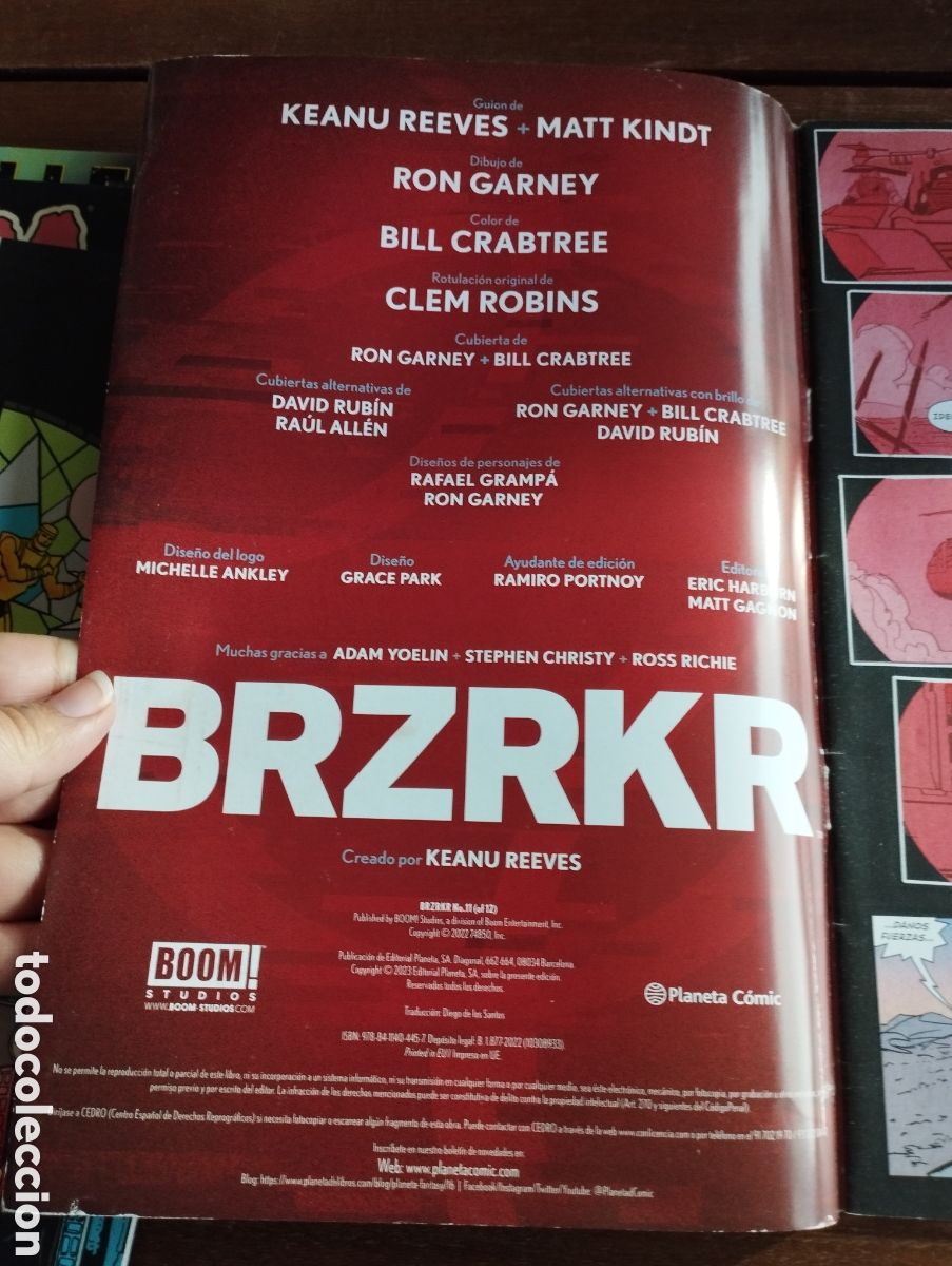 C&oacute;mics: COMIC BRZBRZ NRO 11 DE 12 PLANETA COMIC - Foto 3