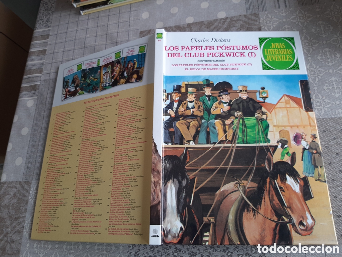 Fumetti: Joyas Literarias Juveniles, coleccionable Editorial Planeta n&deg; 40, Papeles postumos club Pickwick