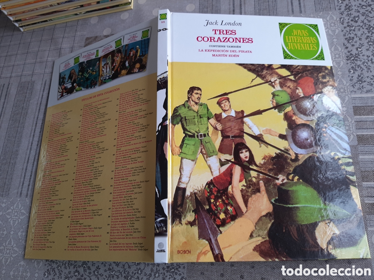 C&oacute;mics: Joyas Literarias Juveniles, coleccionable Editorial Planeta n&deg; 55 Tres corazones