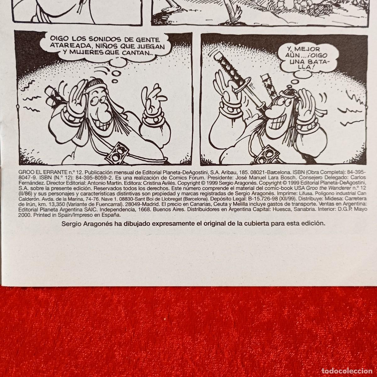 C&oacute;mics: COMIC - GROO EL ERRANTE - SERGIO ARAGON&Eacute;S - N&Uacute;MERO 12 / 1005 - Foto 3