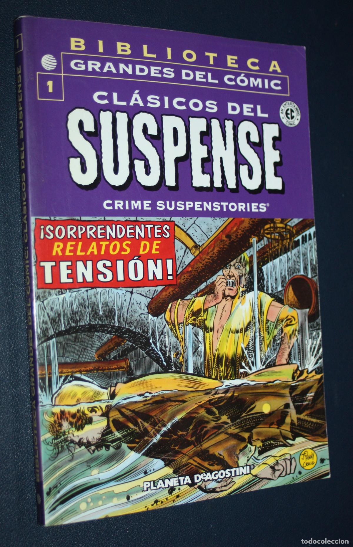 Comics: CLASICOS DEL SUSPENSE tomo 01 (BIBLIOTECA GRANDES DEL COMIC - PLANETA)