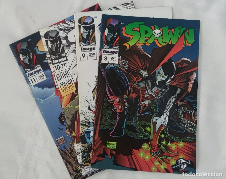 C&oacute;mics: Spawn 8-11. McFarlane, Moore, Gaiman, Sim, Miller. World Comics (Planeta DeAgostini) - Foto 1
