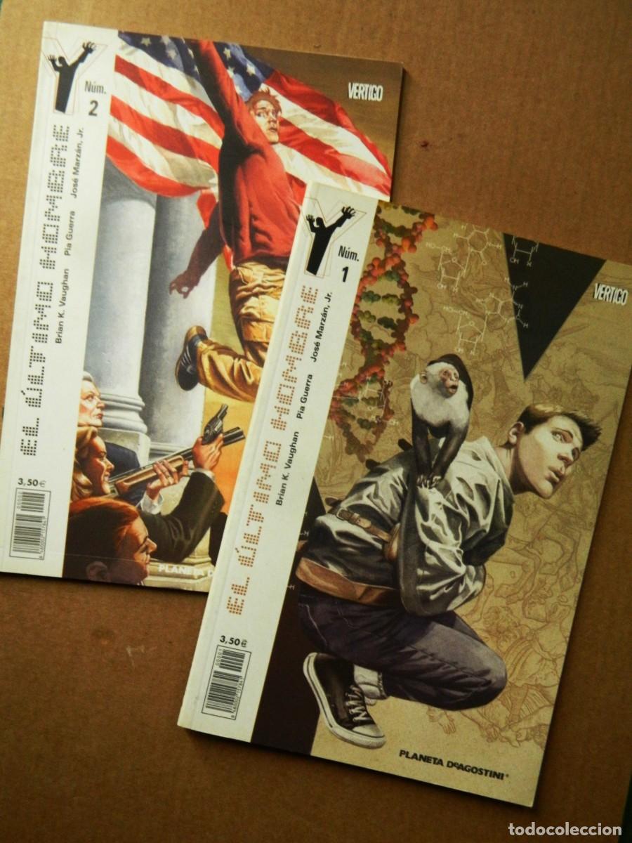 Comics: Lote El &uacute;ltimo hombre num. 1 y 2, Planeta de Agostini