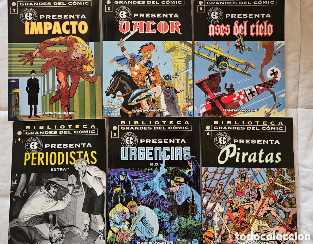 Comics: Grandes del Comic: IMPACTO, VALOR, URGENCIAS, PIRATAS, PERIODISTAS, ASES DEL CIELO