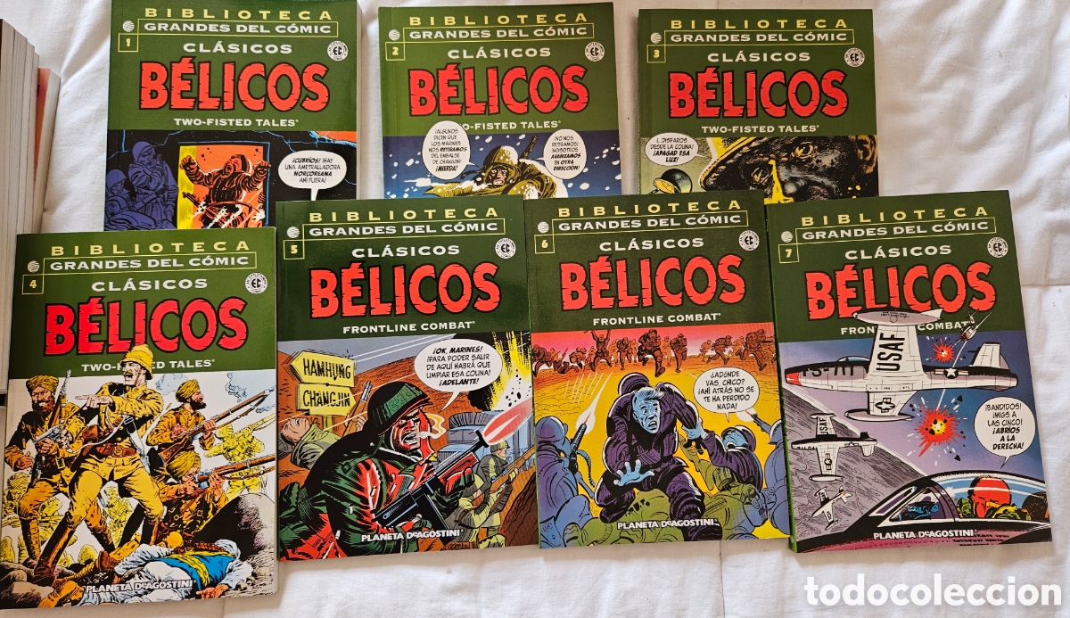 Comics: Cl&aacute;sicos B&eacute;licos (grandes del comic)