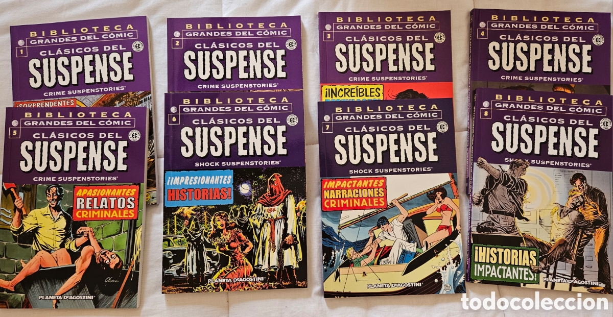 Comics: Cl&aacute;sicos del Suspense (Biblioteca Grandes del C&oacute;mic)