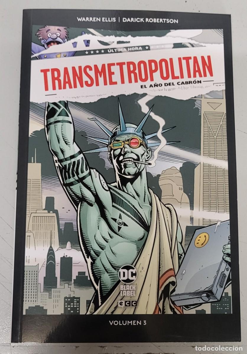 C&oacute;mics: TRANSMETROPOLITAN N&ordm; 3 : EL A&Ntilde;O DEL CABRON - WARREN ELLIS - DCARICK ROBERTSON ! DC POCKET- ECC - Foto 1