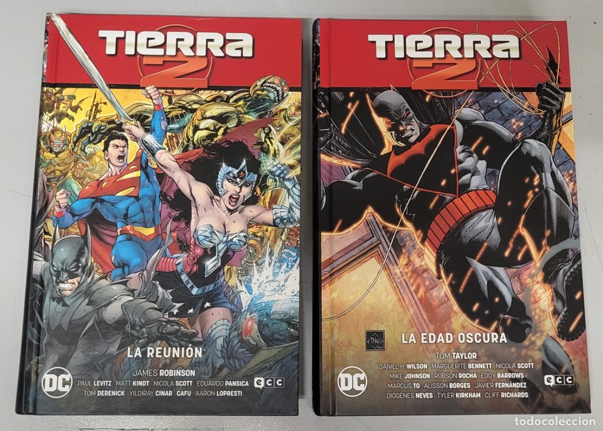C&oacute;mics: TIERRA 2 N&ordm; 1 y 2 COMPLETA - LA EDAD OSCURA - LA REUNION / DC - ECC - Foto 1