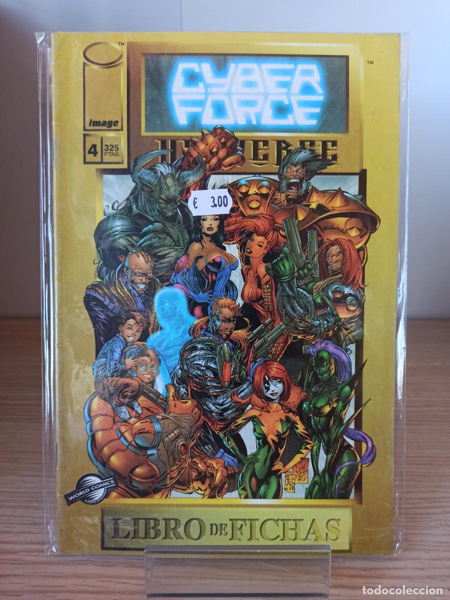 C&oacute;mics: CYBER FORCE - LIBRO DE FICHAS (Ed. Planeta DeAgostini) N&ordm; 4