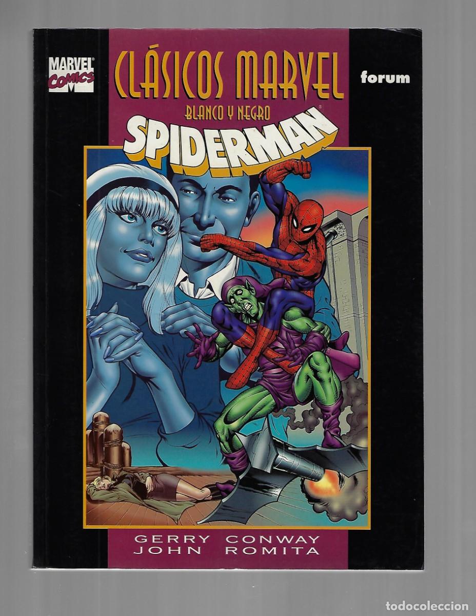 C&oacute;mics: Planeta. Cl&aacute;sicos marvel blanco y negro. 2. Spiderman. - Foto 1