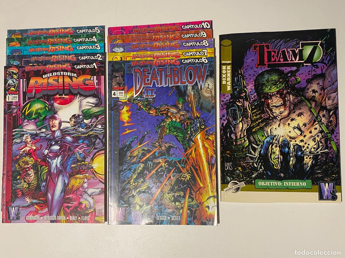 Comics: Wildstorm Rising Completa, 10 n&ordm;s + Tomo Objetivo Inferno. Planeta / World Comics 1996. Image
