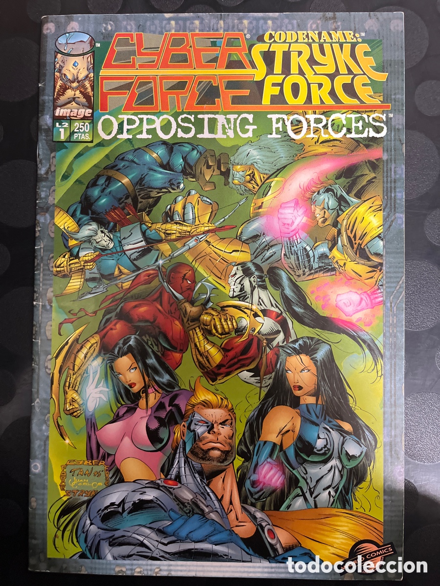 C&oacute;mics: OPPOSING FORCES N.1 CYBER FORC&Eacute; & CODE NAME : STRYKE FORCE IMAGE TOP COW ( 1996 ) - Foto 1
