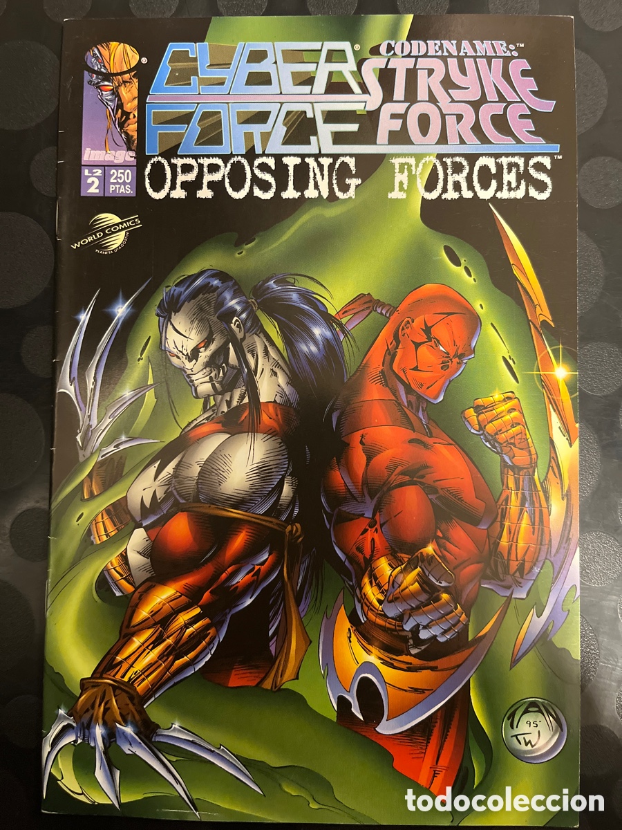 Comics: OPPOSING FORCES N.2 CYBER FORCE & CODE NAME : STRYKE FORCE IMAGE TOP COW ( 1996 )