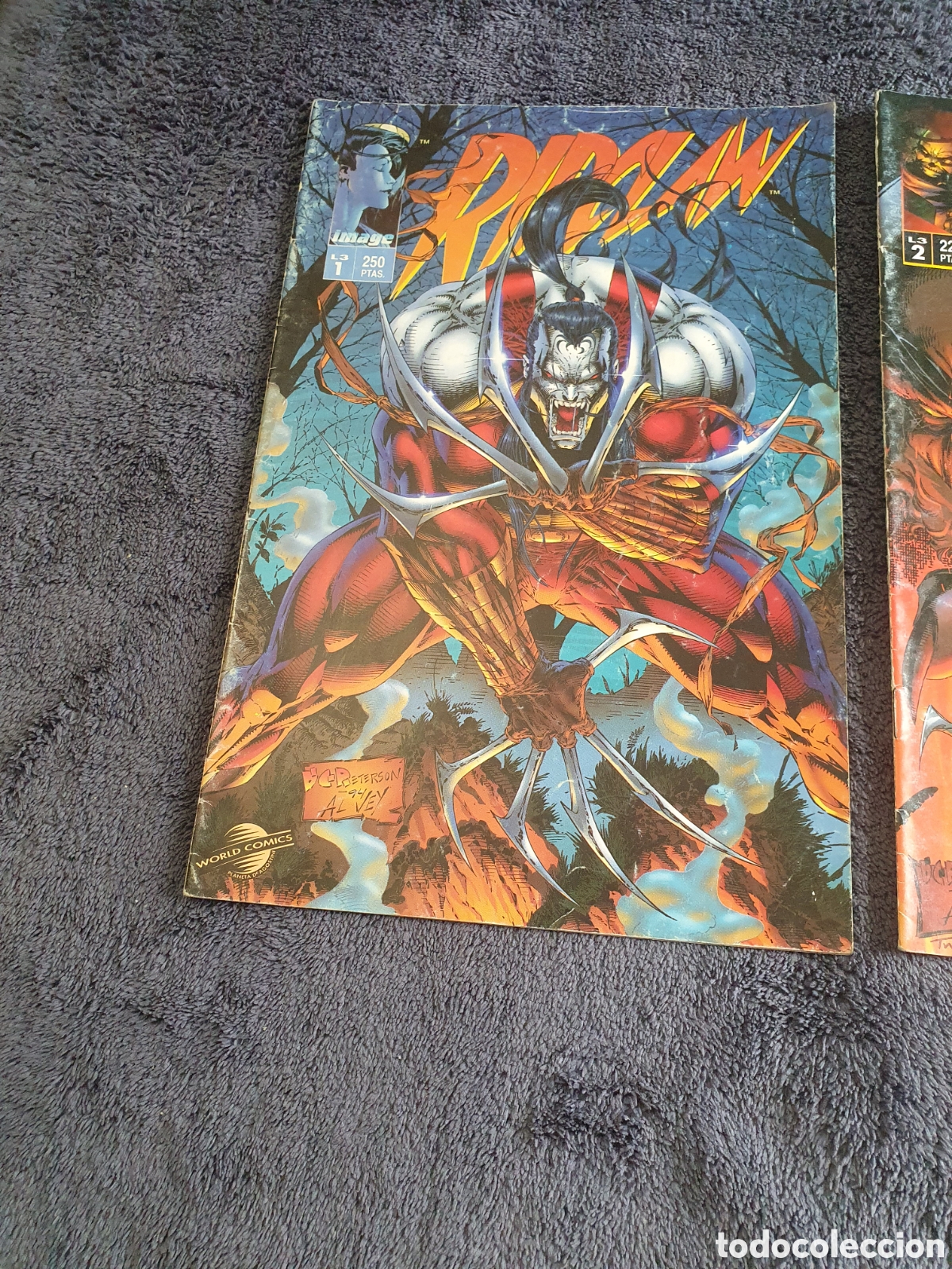 C&oacute;mics: L10. Ripclaw, Completa 3 N&uacute;meros - Image World Comics, 1996, Editorial Planeta. - Foto 2