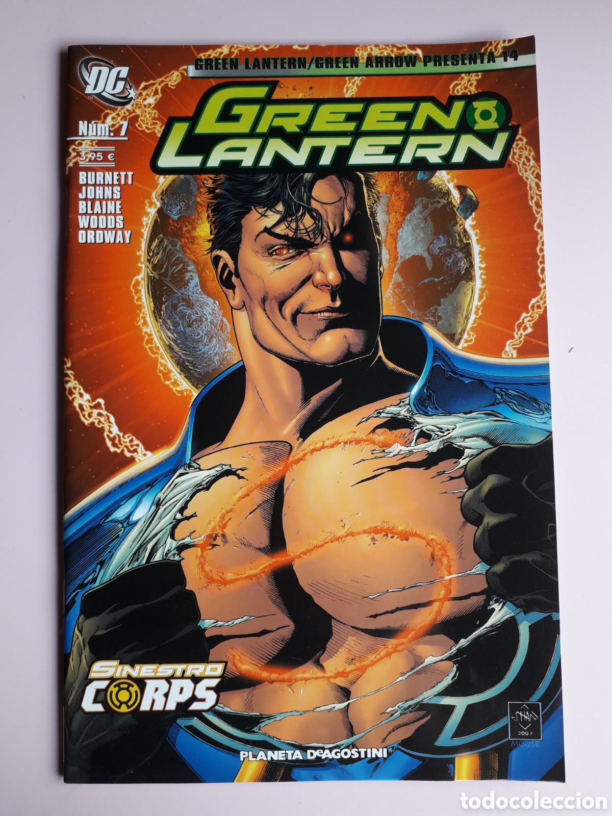 C&oacute;mics: GREEN LANTERN N&Uacute;MERO 7. SINESTRO CORPS. EXCELENTE ESTADO - Foto 1