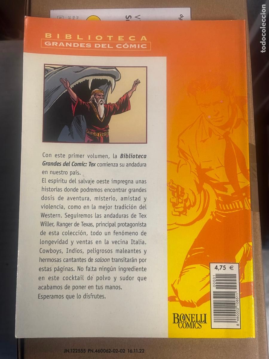C&oacute;mics: TEX # 1, BIBLIOTECA GRANDES DEL C&Oacute;MIC, PLANETA-DEAGOSTINI - Foto 2