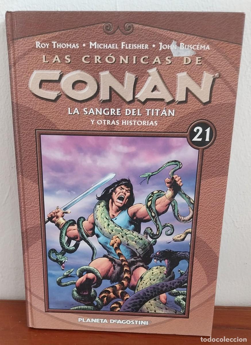 C&oacute;mics: LAS CR&Oacute;NICAS DE CONAN TOMO 21 PLANETA - Foto 1