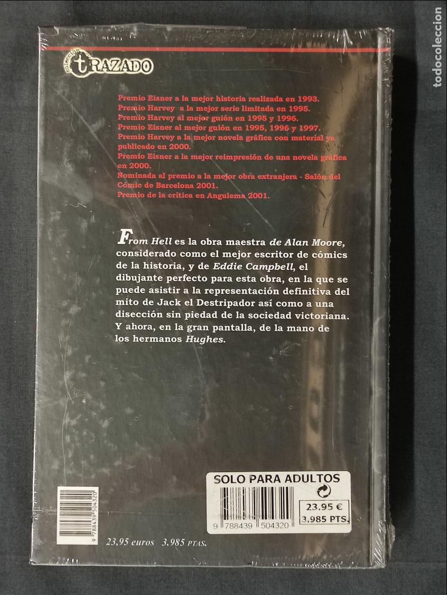 C&oacute;mics: PRECINTADO - FROM HELL - ALAN MOORE - PLANETA- - Foto 2