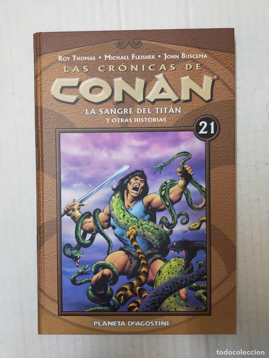 C&oacute;mics: LAS CR&Oacute;NICAS DE CONAN n&ordm; 21. Thomas, Fleisher, Buscema - Foto 1