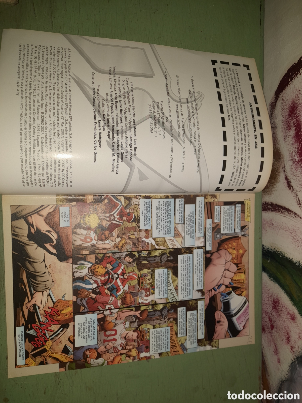 C&oacute;mics: C&oacute;mic JSA n&uacute;mero 2 como nuevo - Foto 3