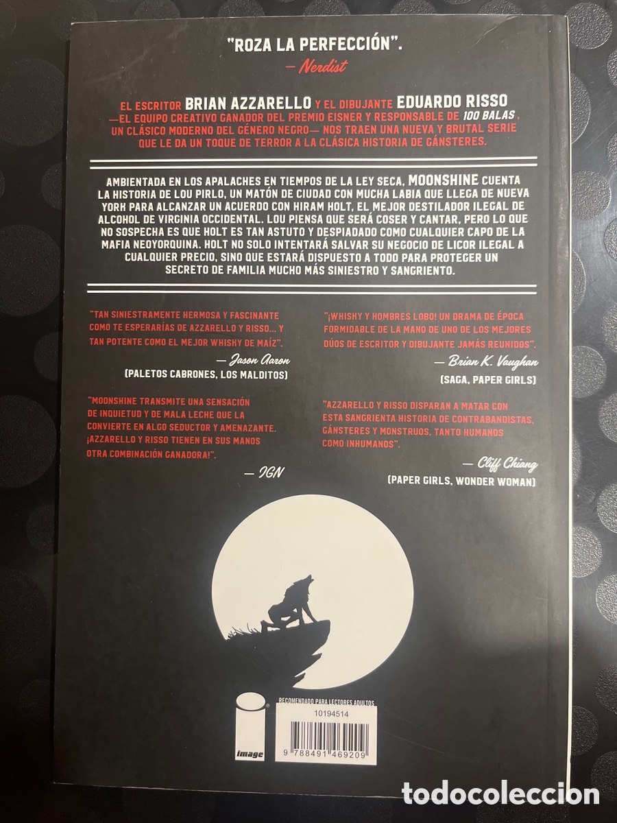 C&oacute;mics: MOONSHINE VOL.1 de BRIAN AZZARELLO y EDUARDO RISSO IMAGE ( 2018/&hellip; ) - Foto 2