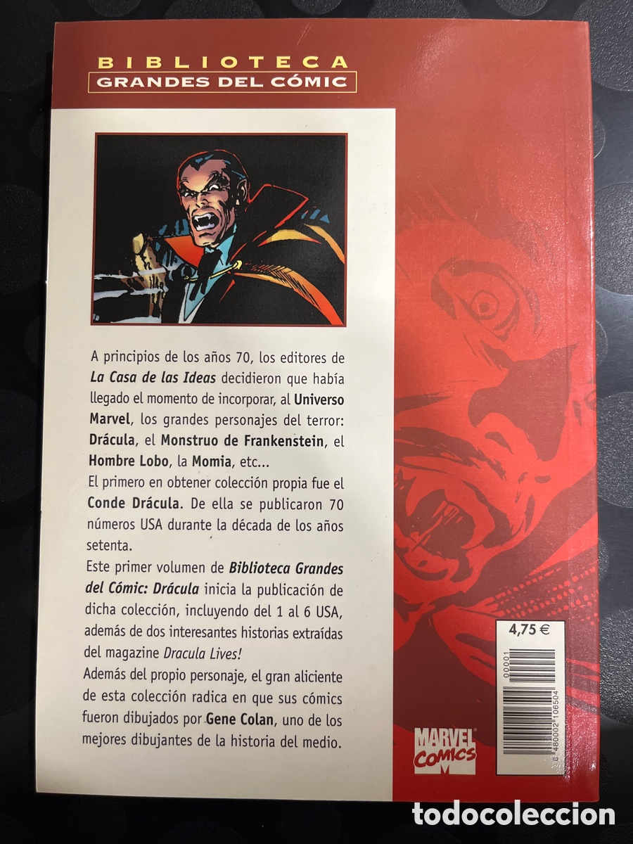 C&oacute;mics: DR&Aacute;CULA N.1 BIBLIOTECA GRANDES DEL C&Oacute;MIC ( 2002/2004 ) - Foto 2