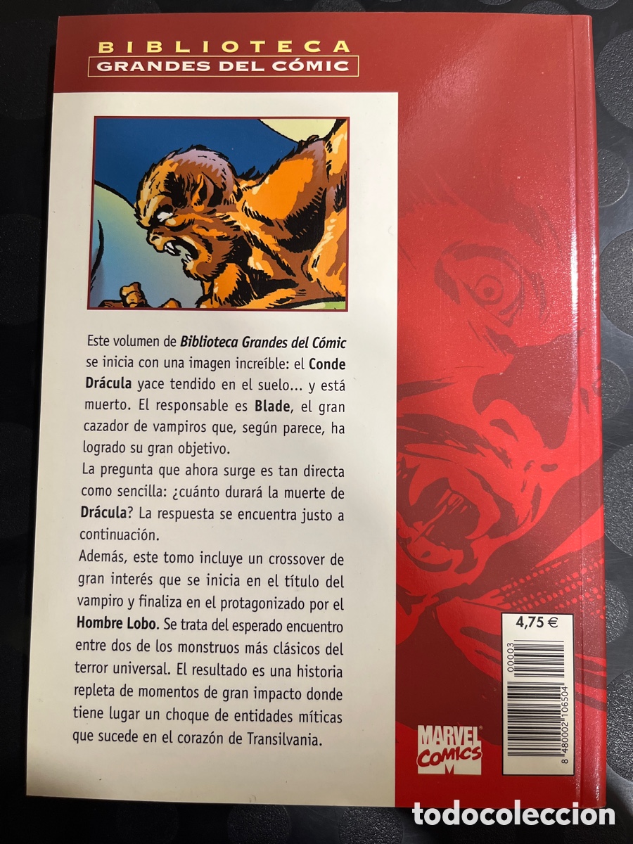 C&oacute;mics: DR&Aacute;CULA N.3 BIBLIOTECA GRANDES DEL C&Oacute;MIC ( 2002/2004 ) - Foto 2