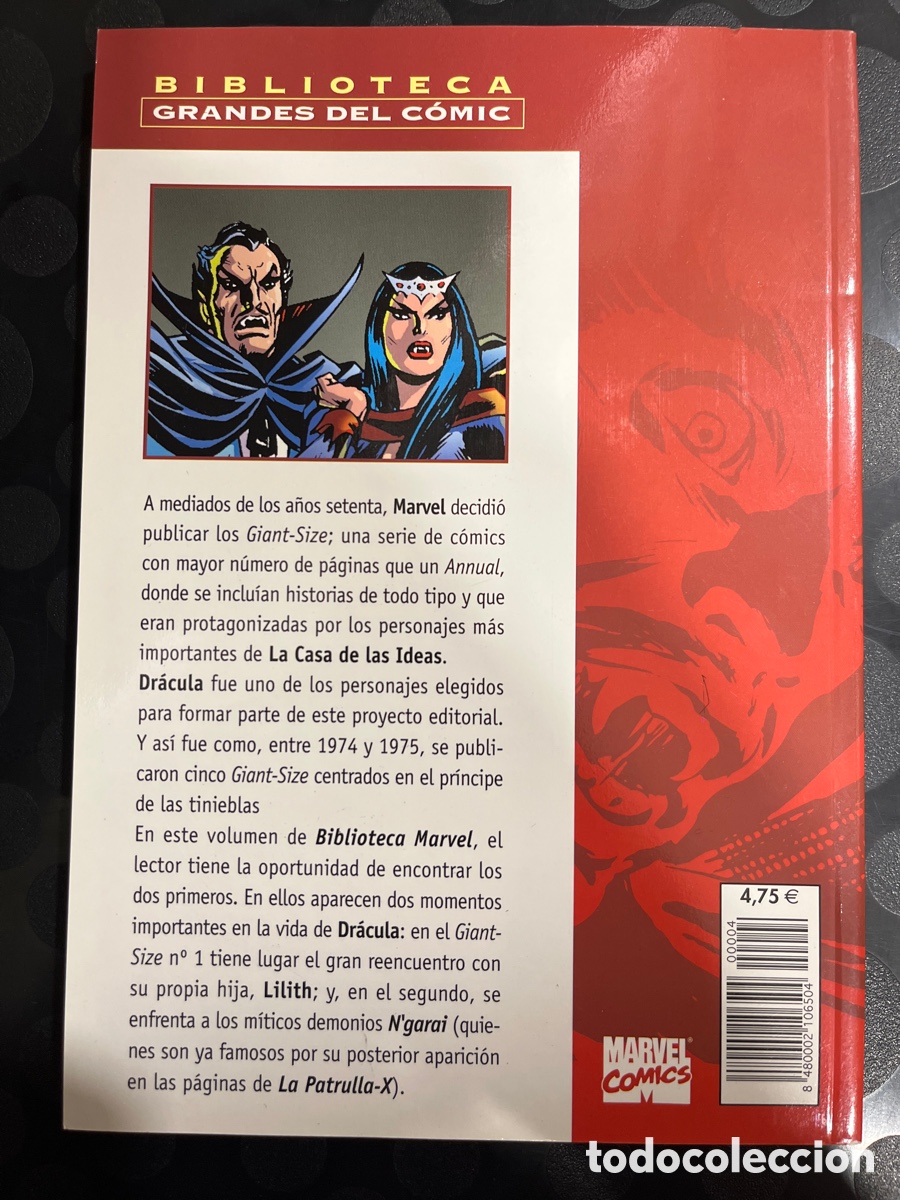 C&oacute;mics: DR&Aacute;CULA N.4 BIBLIOTECA GRANDES DEL C&Oacute;MIC ( 2002/2004 ) - Foto 2
