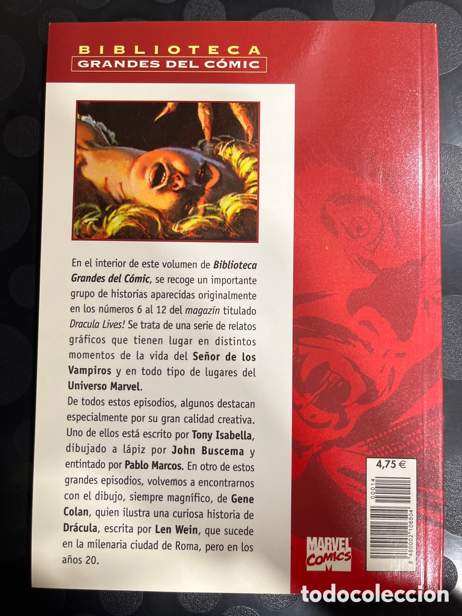 C&oacute;mics: DR&Aacute;CULA N.14 BIBLIOTECA GRANDES DEL C&Oacute;MIC ( 2002/2004 ) - Foto 2
