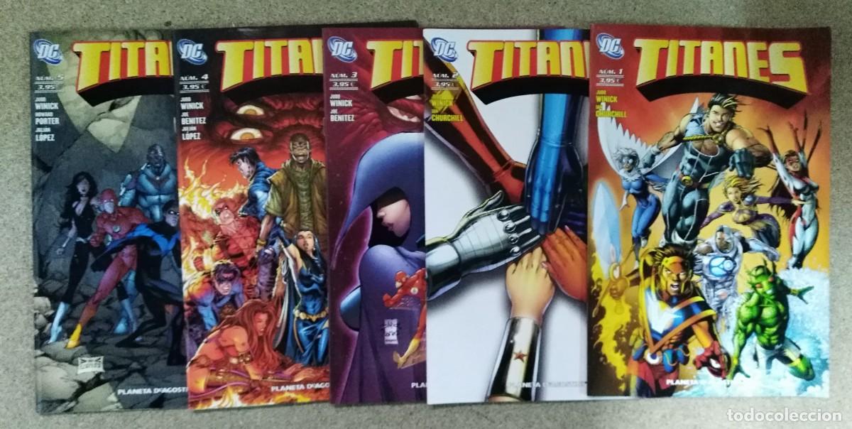 C&oacute;mics: Titanes.Coleccion Incompleta 5 de 6 Comics.DC Comics.Planeta - Foto 1