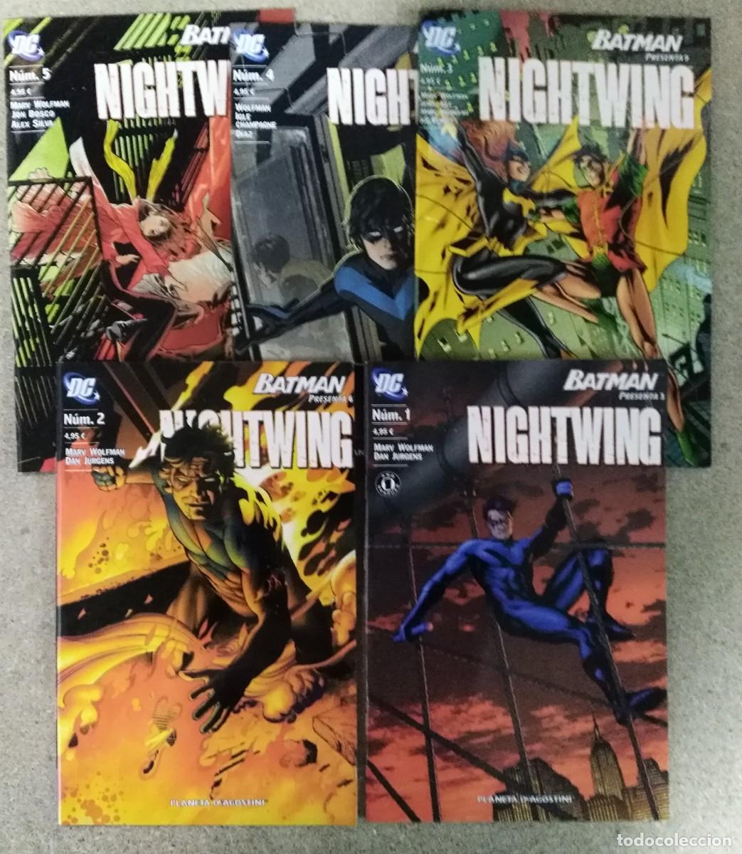 C&oacute;mics: Batman Presenta Nightwing.Coleccion completa 5 Comics.DC Comics.Planeta - Foto 1