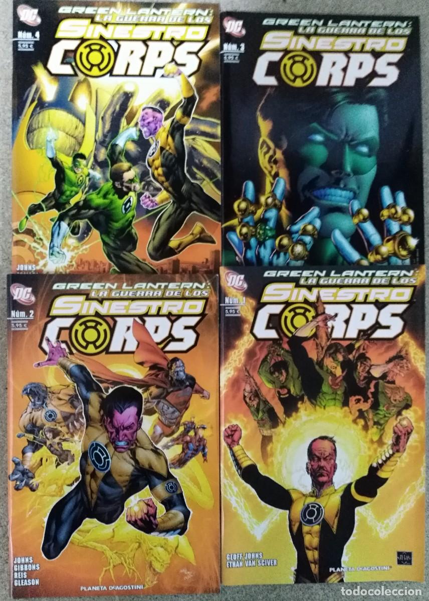 C&oacute;mics: Green Lantern:La Guerra De Los Sinestro Corps.Coleccion completa 4 Comics.DC Comics.Planeta - Foto 1