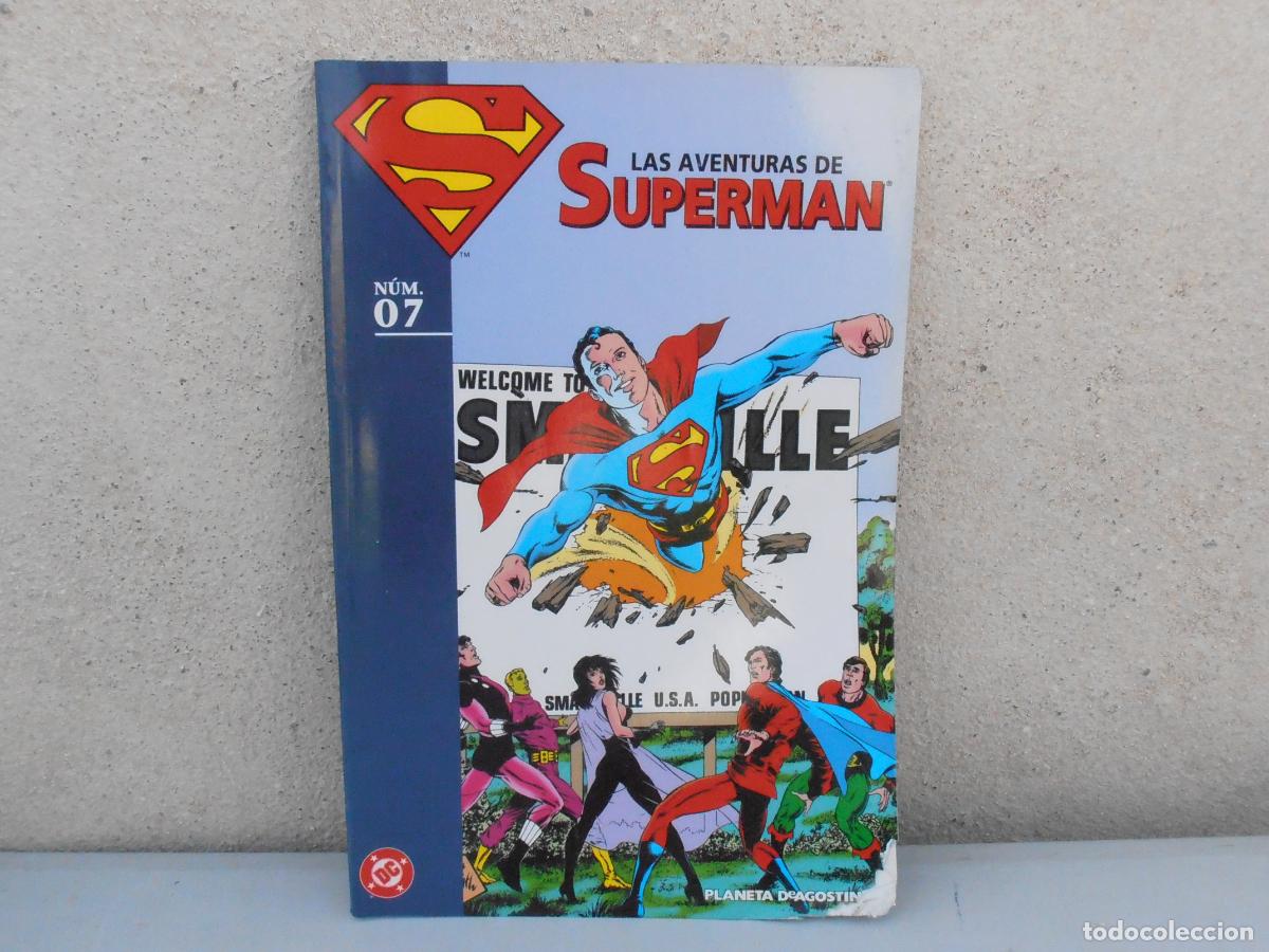 C&oacute;mics: COMIC, DC, LAS AVENTURAS DE SUPERMAN N&ordm;7, PLANETA DEAGOSTINI - Foto 1