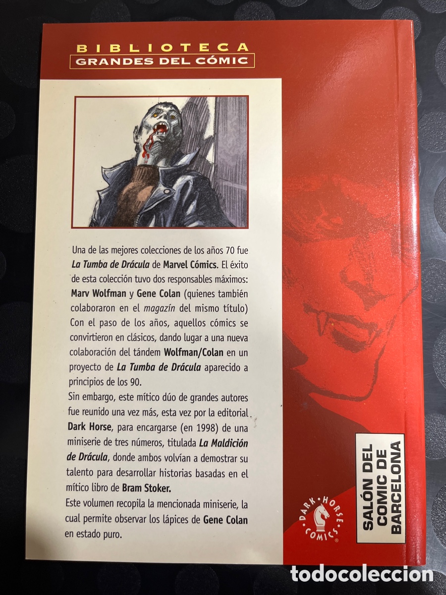 C&oacute;mics: LA MALDICI&Oacute;N DE DR&Aacute;CULA :BIBLIOTECA GRANDES DEL C&Oacute;MIC ( 2002/2004 ) - Foto 2