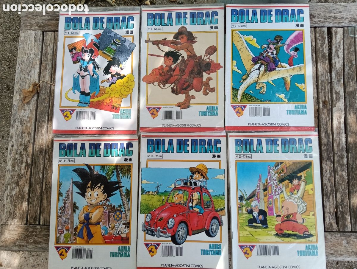 C&oacute;mics: Lote de 12 n&uacute;meros de bola de drac, primera edicion, - Foto 2