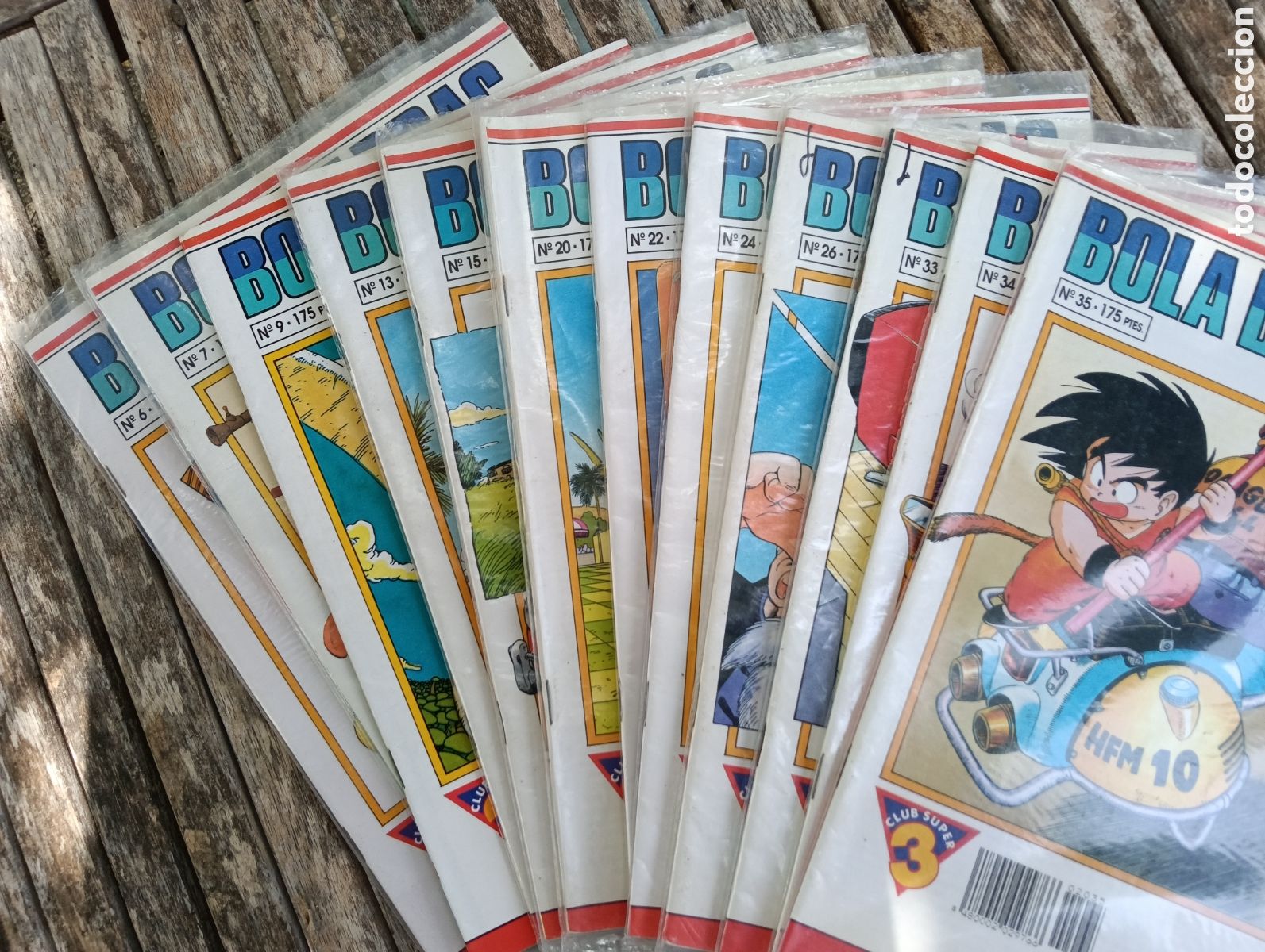 C&oacute;mics: Lote de 12 n&uacute;meros de bola de drac, primera edicion, - Foto 1