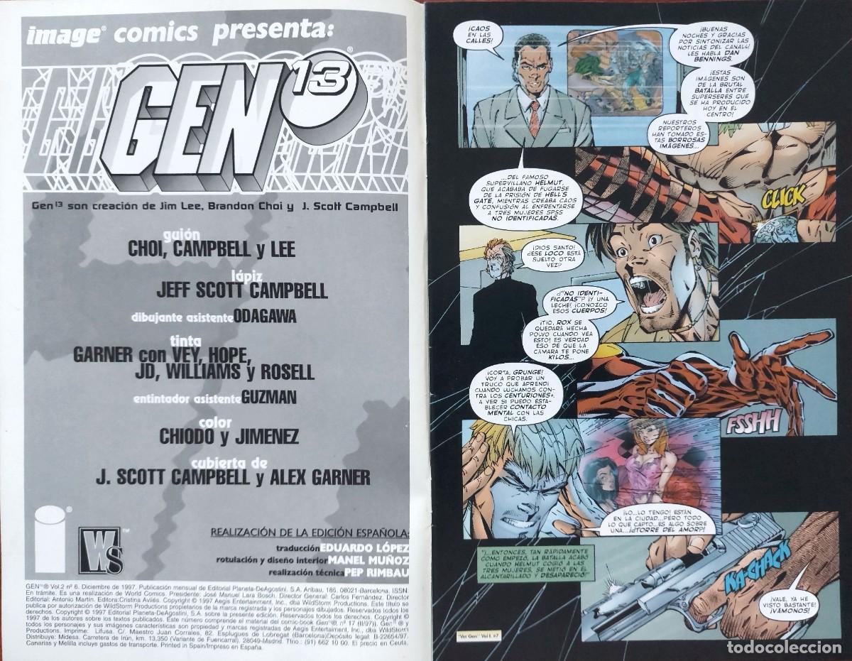 C&oacute;mics: GEN 13 vol. 2 N&ordm; 6 - Image Comics 1997 - Foto 2