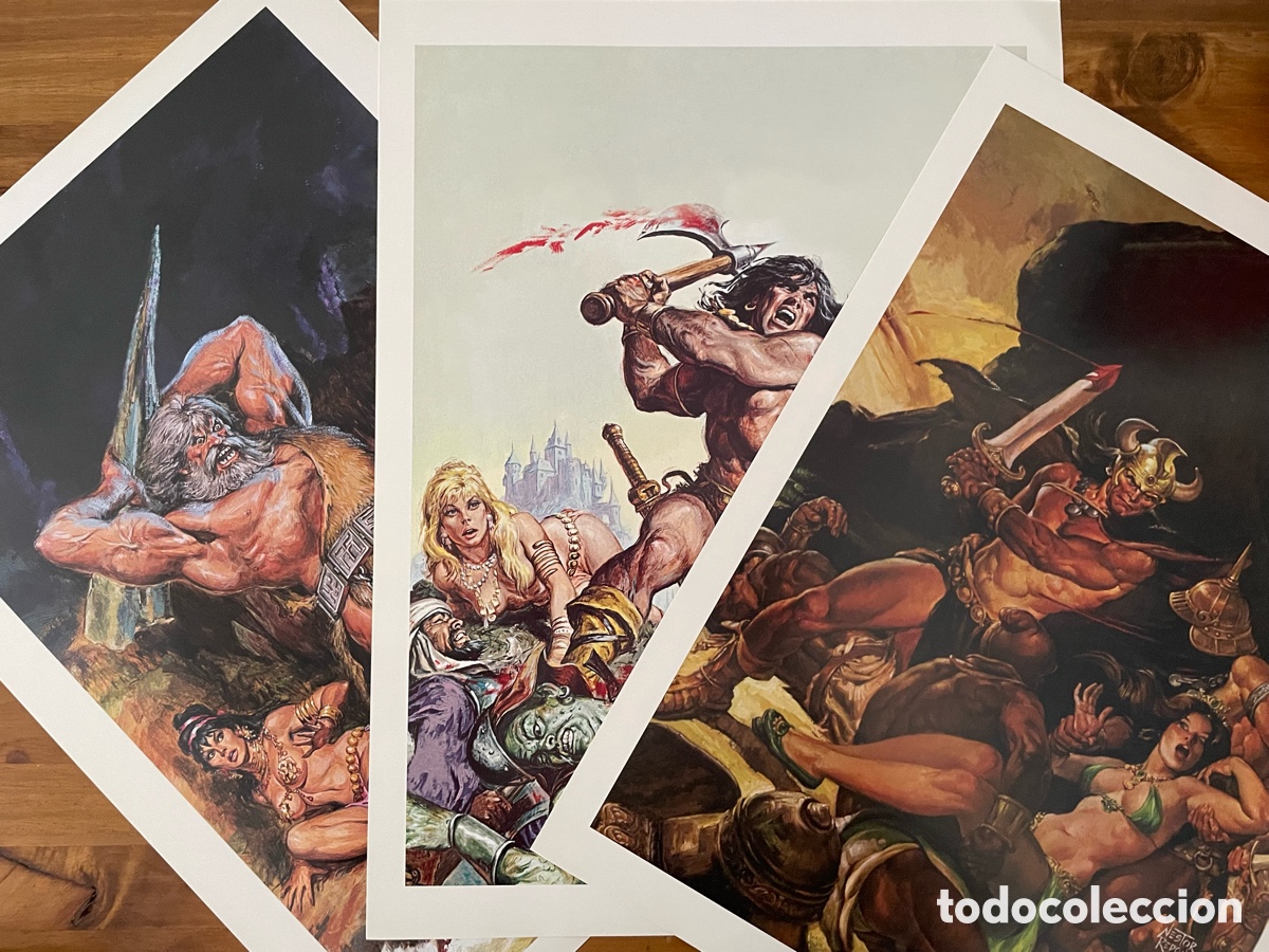 C&oacute;mics: Set de l&aacute;minas de Conan el B&aacute;rbaro 2015 - Foto 3