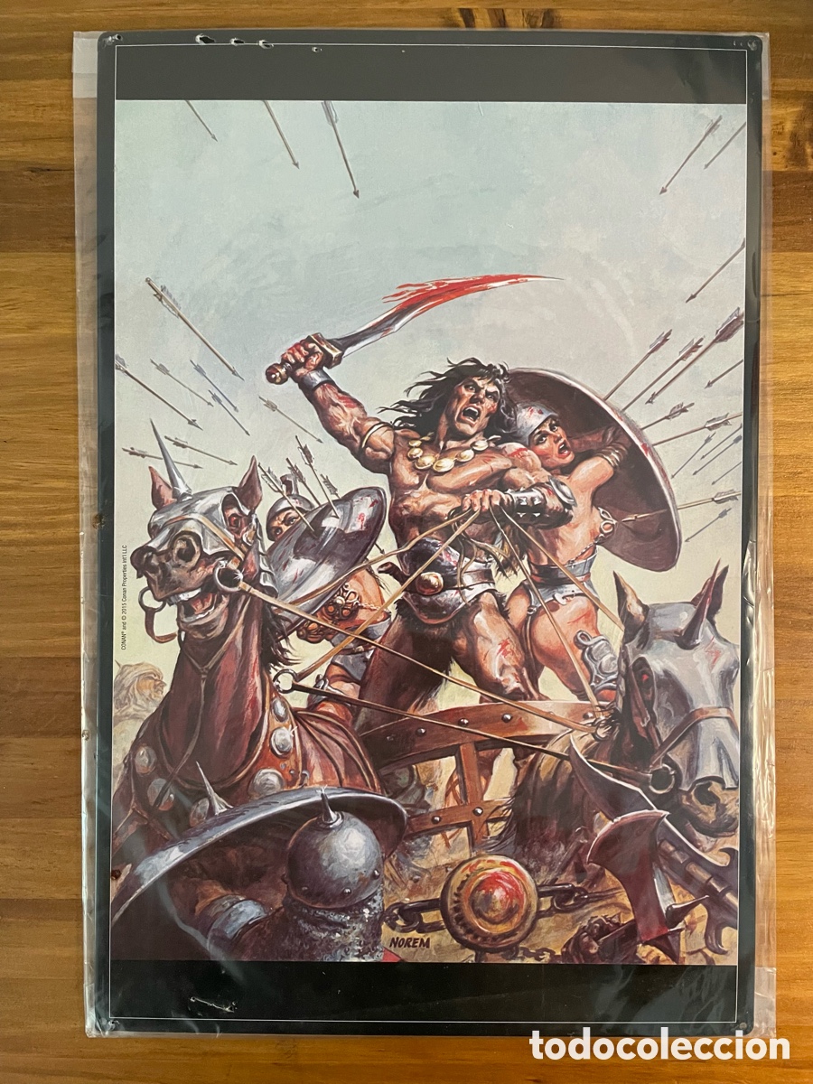 C&oacute;mics: Set de l&aacute;minas de Conan el B&aacute;rbaro 2015 - Foto 1