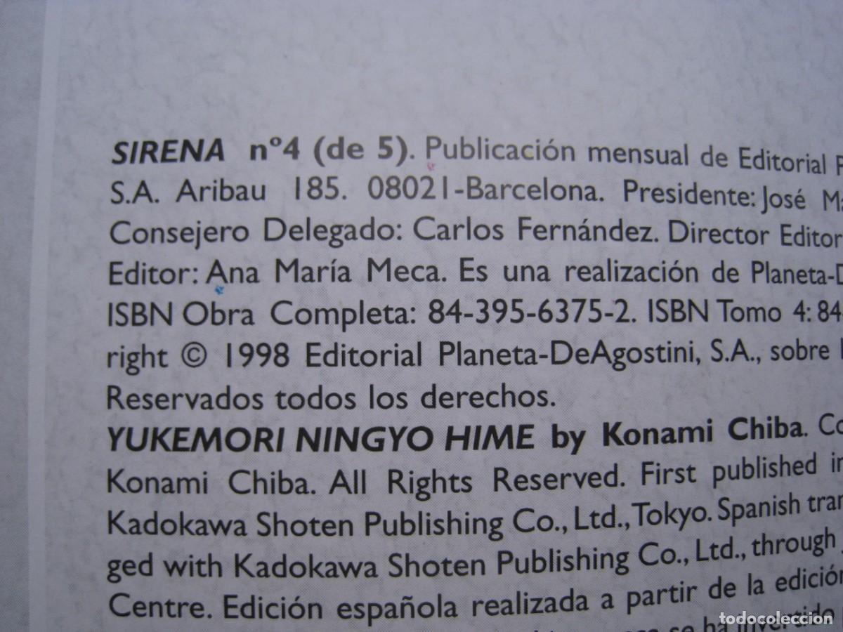 C&oacute;mics: SIRENA - N&ordm; 4 DE 5 - KONAMI CHIBA - PLANETA. - Foto 8
