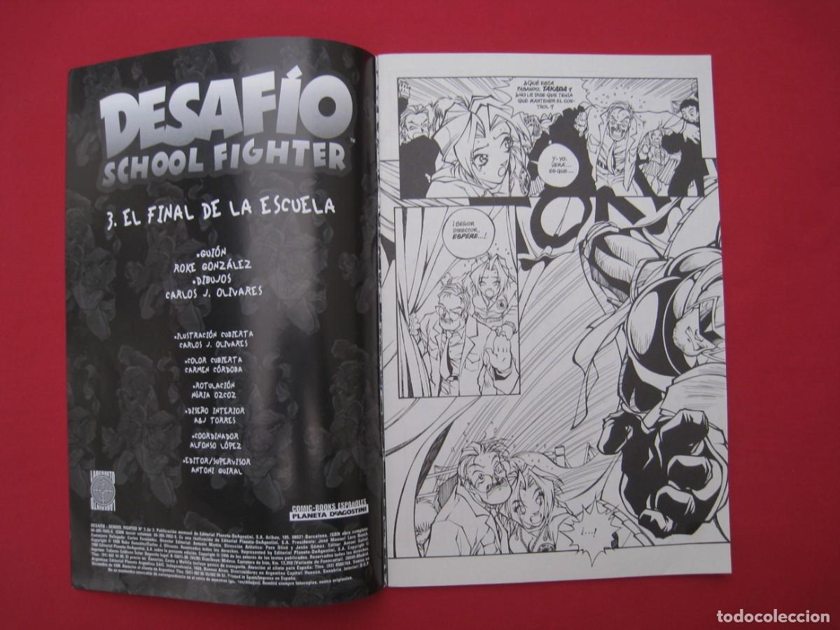 C&oacute;mics: DESAFIO - SCHOOL FIGHTER - N&ordm; 3 - PLANETA. - Foto 6